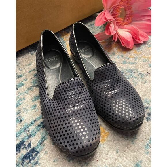 Dansko Oksana Loafer Navy 9 - Picture 1 of 9